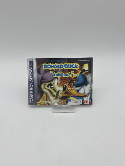 Disney Donald Duck Advance - Nintendo Gameboy Advance - GBA - Nur Anleitung