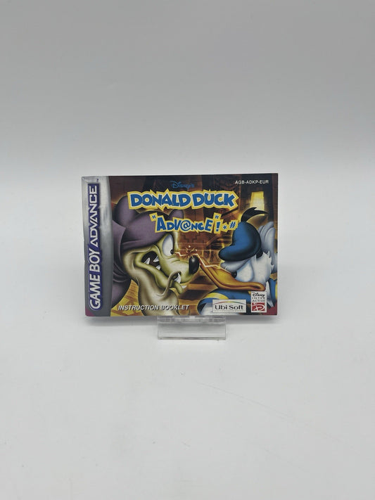 Disney Donald Duck Advance - Nintendo Gameboy Advance - GBA - Nur Anleitung