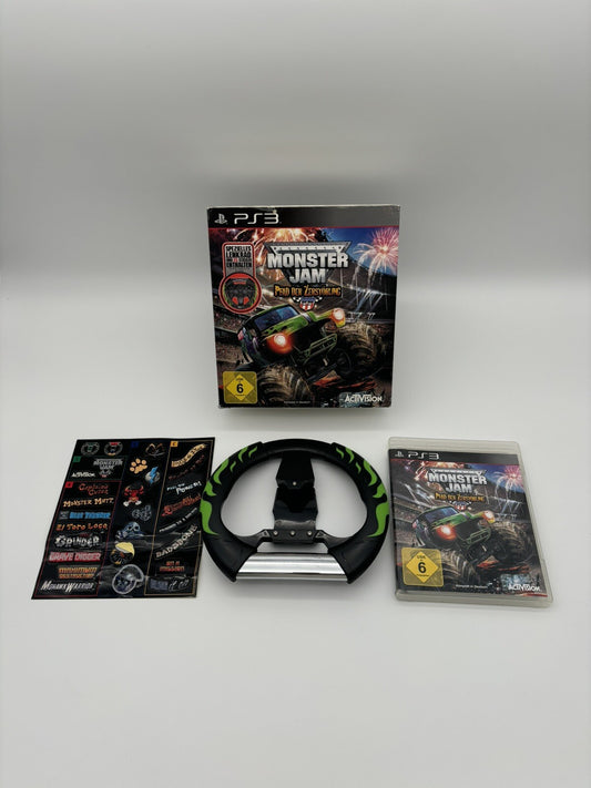 Monster Jam - Pfad der Zerstörung - Sony PlayStation 3 - PS3 - OVP - Wheel