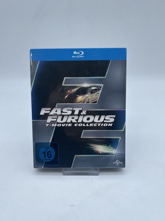 Fast & Furious 7 Movie Collection - Teil 1-7 - Box - Blu-ray - Neu & Sealed