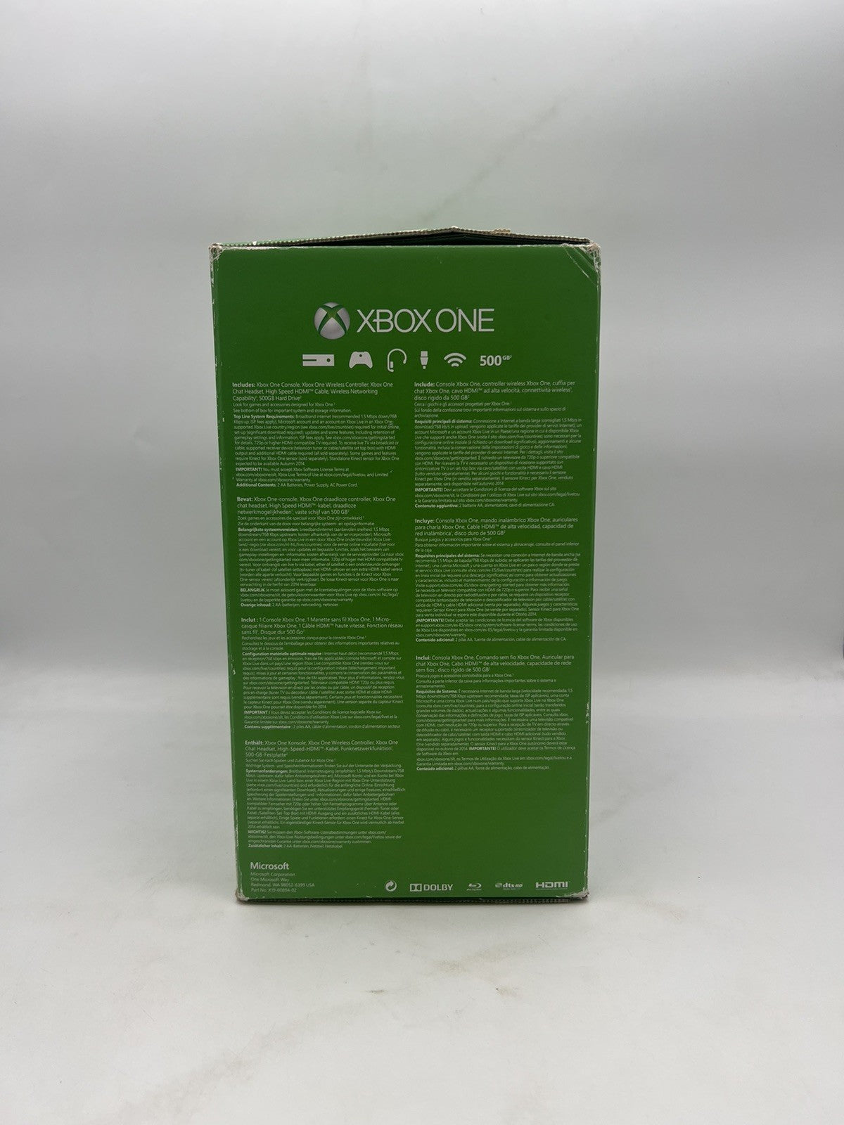 Microsoft Xbox One Konsole - 500GB - Spielekonsole - Schwarz - OVP