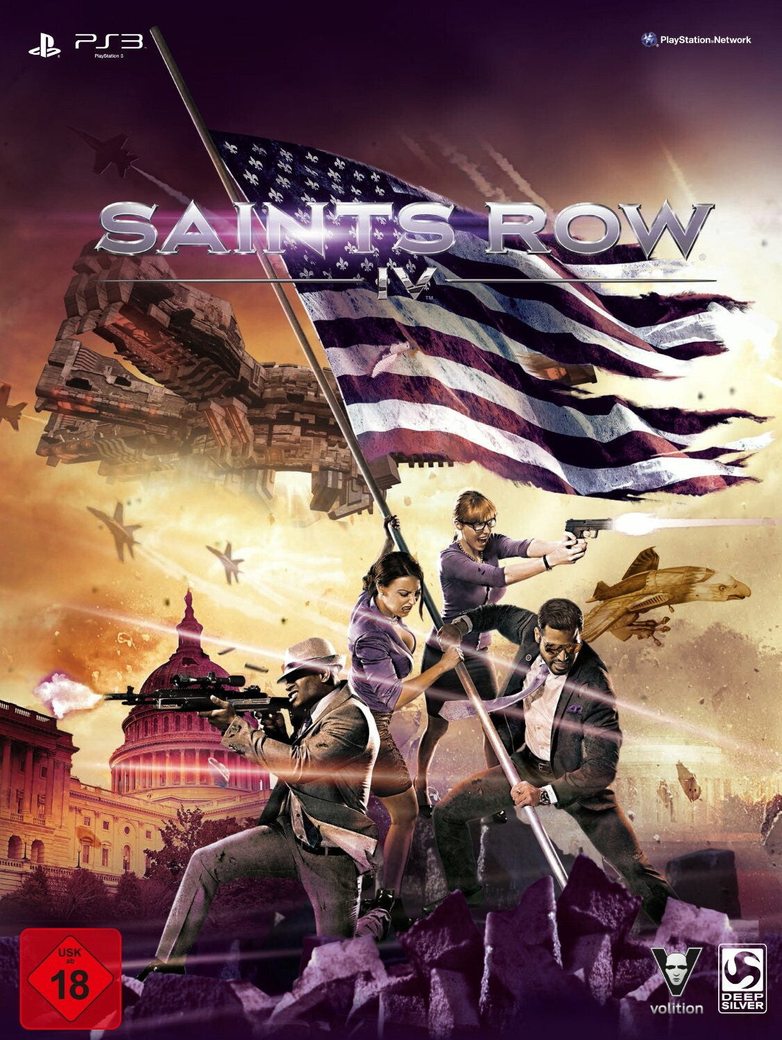 Saints Row Iv - Collector's Edition (Sony PlayStation 3, 2013) - PS3 - OVP