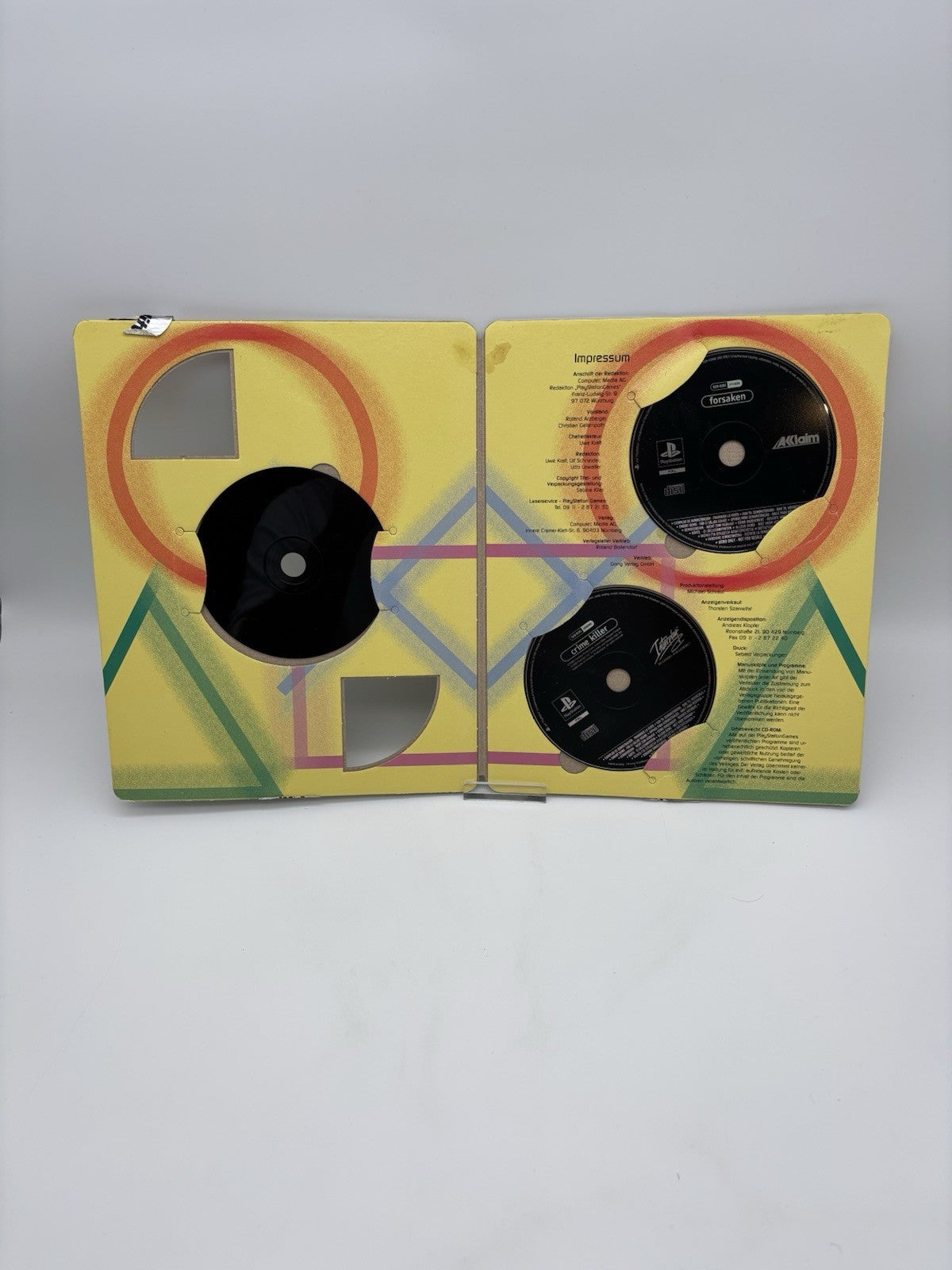 Sony Playstation 1 Games Collection - PS1 - 3x Demo CDs - Selten - OVP