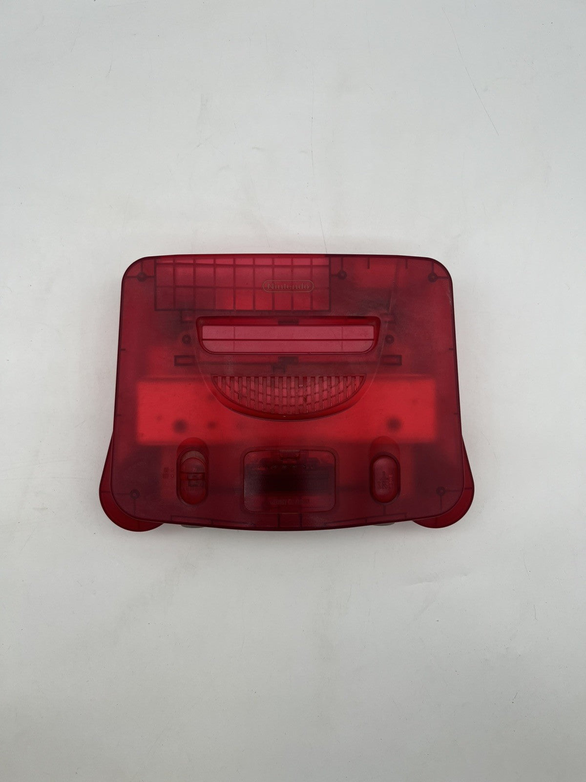 Nintendo 64 N64 Konsole - Watermelon Wassermelone rot Transparent - Nur Konsole