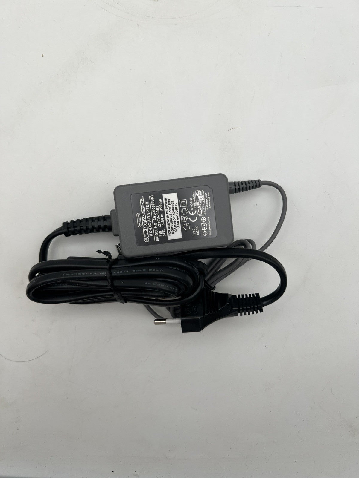 Nintendo GameBoy Advance AC-DC Adapter Set Netzteil Kabel in OVP GBA