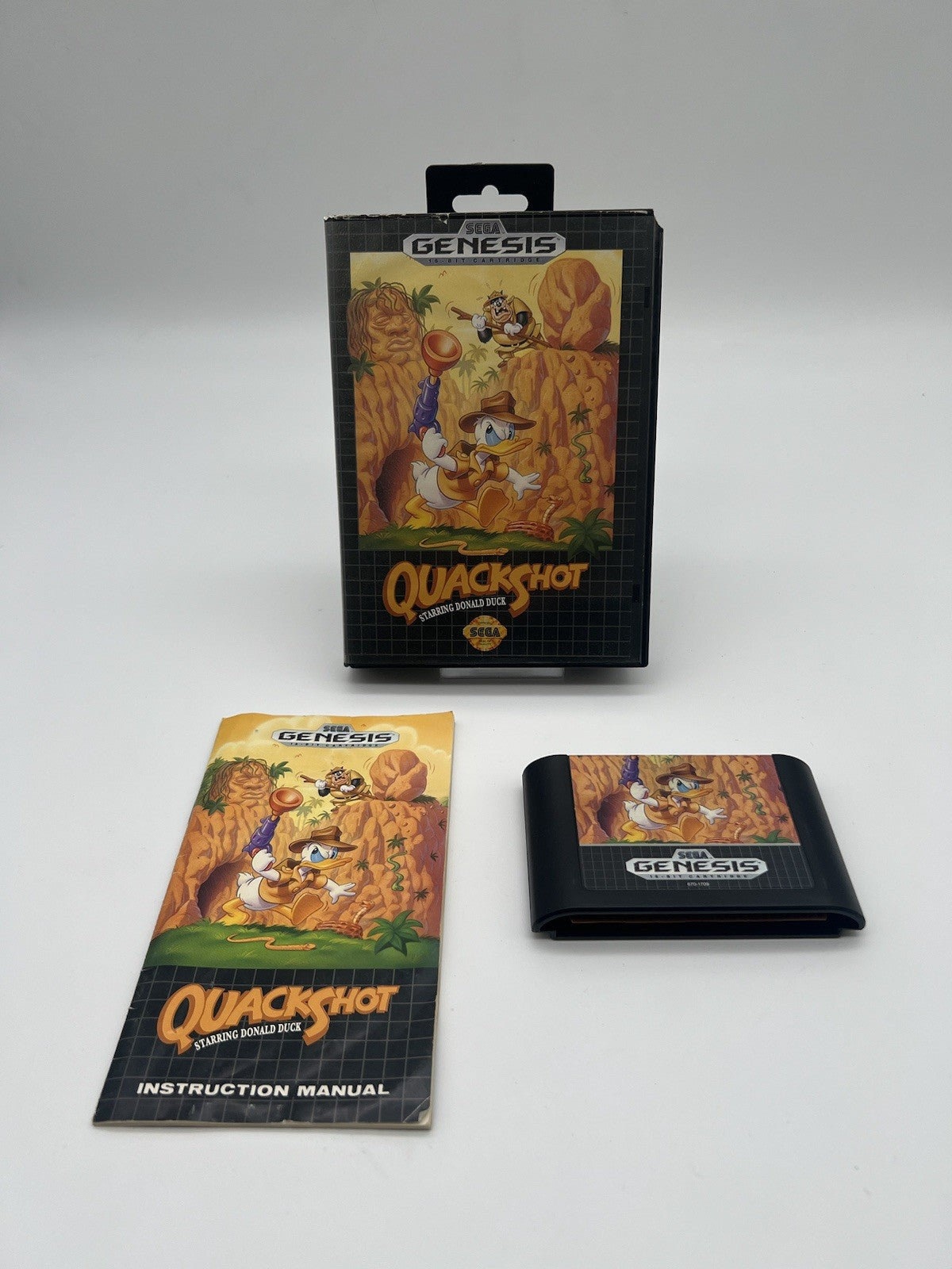 Quackshot Starring Donald Duck - Sega Genesis - OVP + Anleitung
