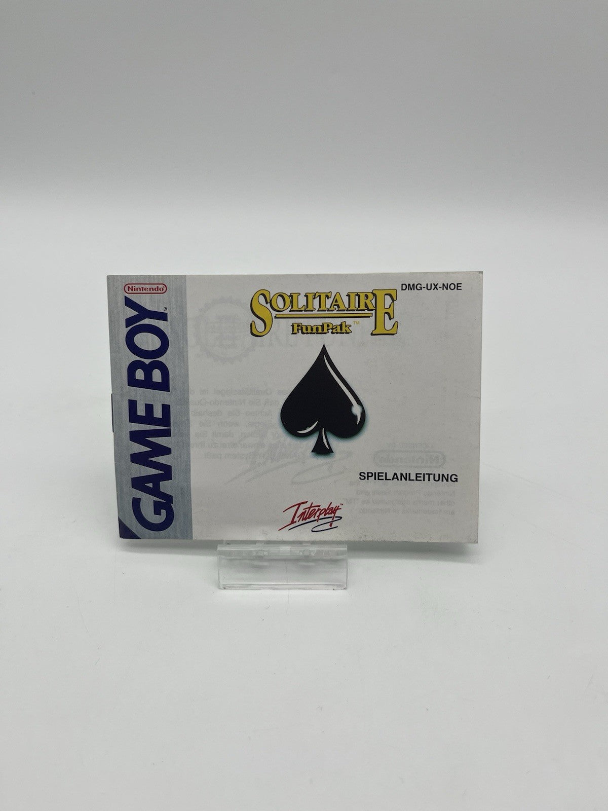 Solitaire Fun Pak - Nintendo Gameboy - Nur Anleitung