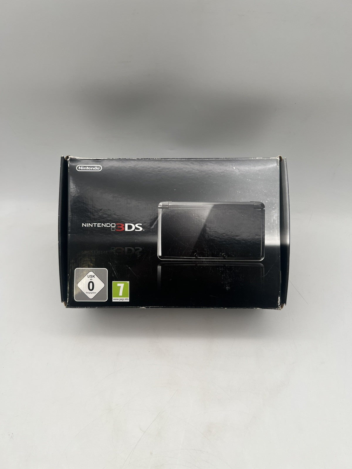 Nintendo 3DS - Leerkarton - Nur OVP - Ohne Konsole - Cosmos Black - Schwarz