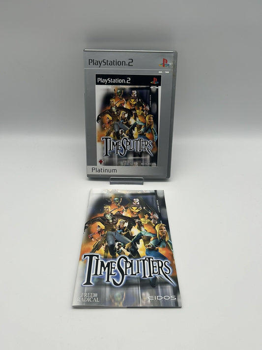 TimeSplitters Sony PlayStation 2 PS2 Leerhülle Nur OVP +Anleitung Time Splitters