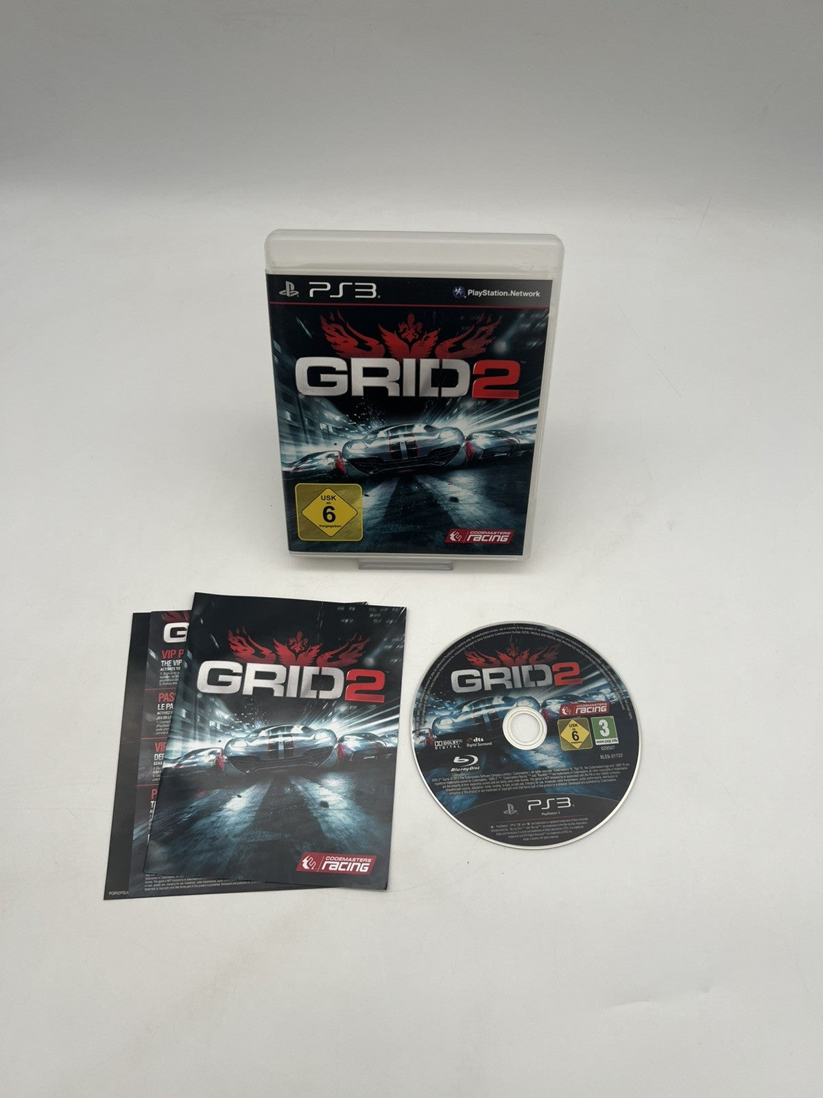 GRID 2 - Sony PlayStation 3 - PS3 - OVP + Anleitung