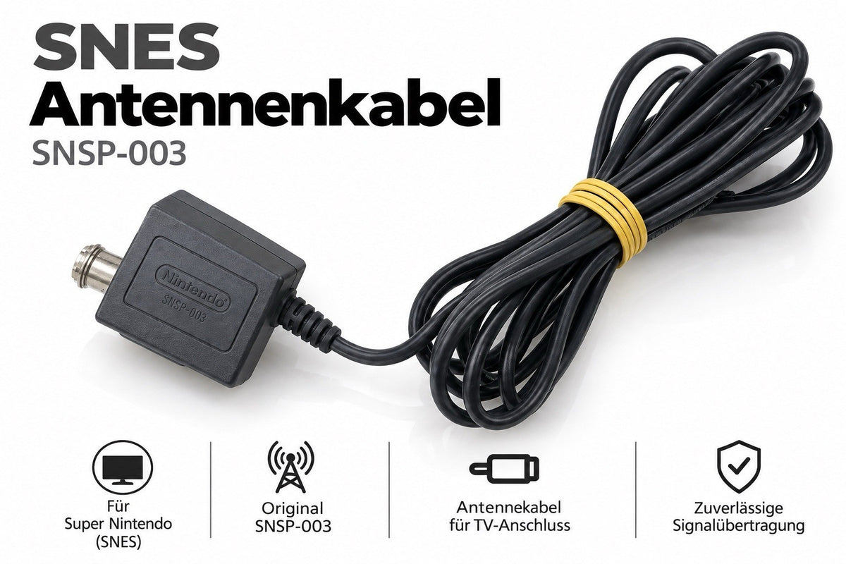 Super Nintendo - SNES - RF-Antennenkabel - SNSP-003 - Original