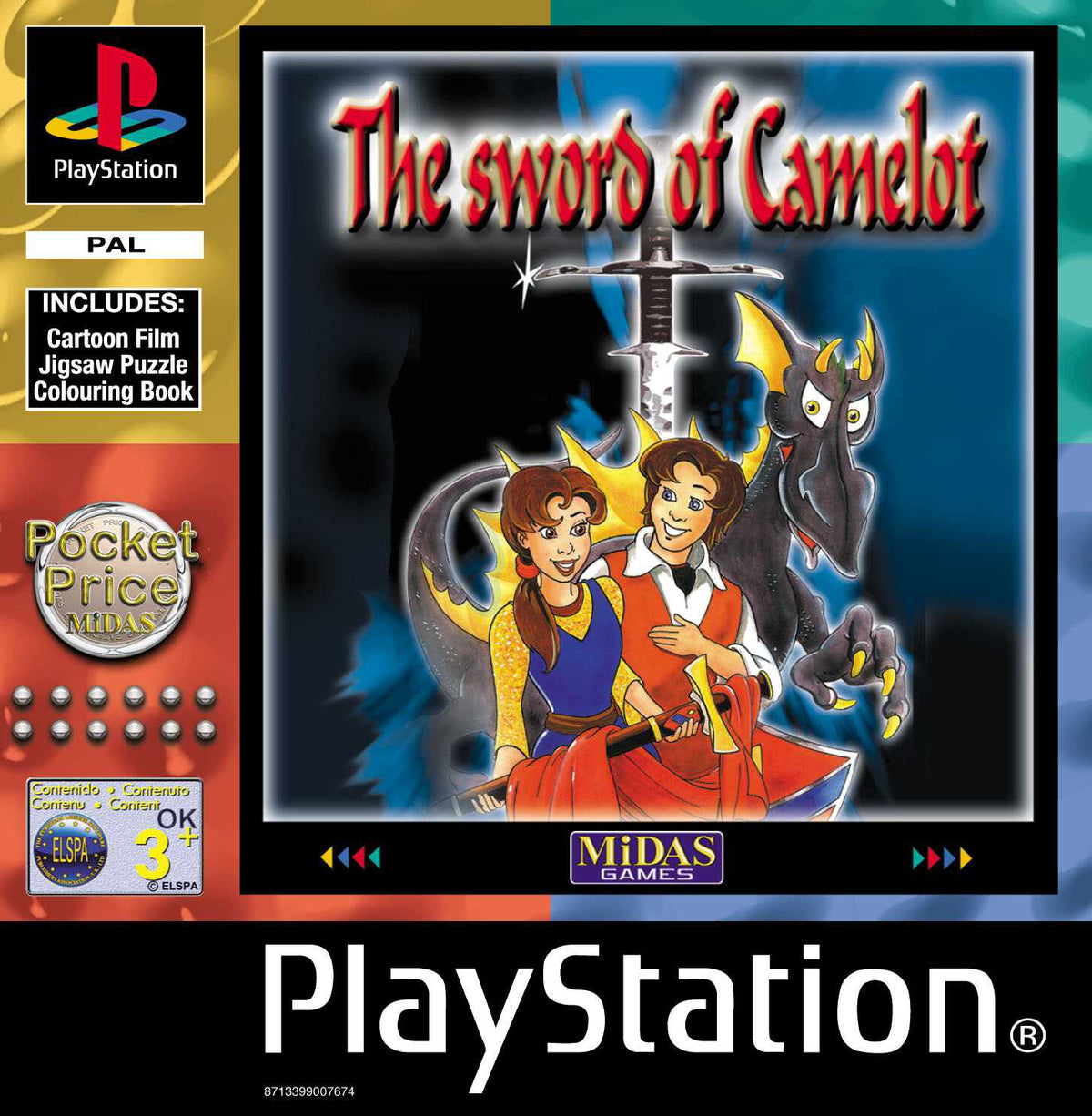 The Sword of Camelot - Sony PlayStation 1 - PS1 - NEU & Sealed