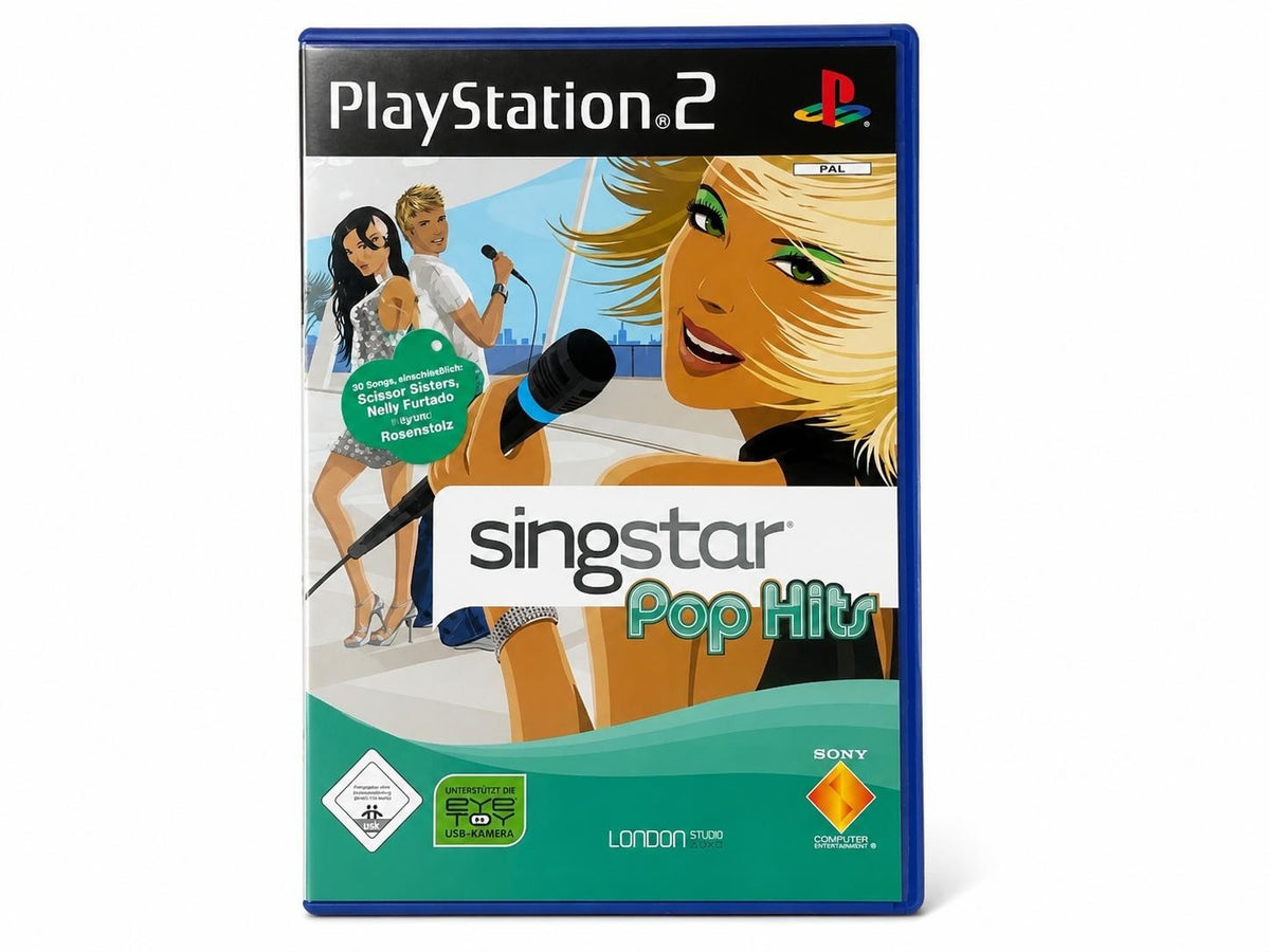 Singstar Spiele Sony Playstation 2 Ps2 Mikrofone Party Rocks Pop Auswahl
