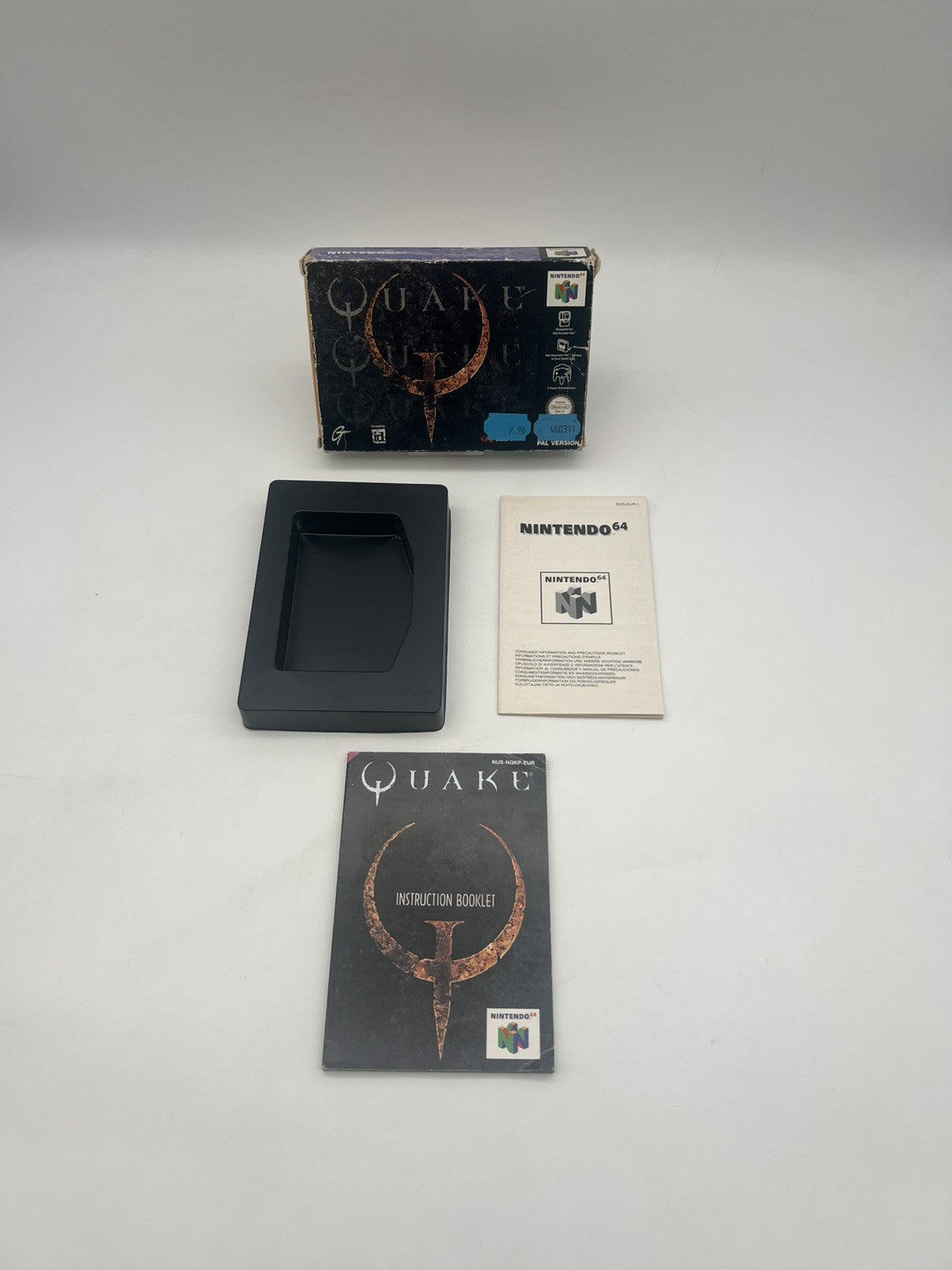 Quake - Nintendo 64 - N64 - Leerkarton - NUR OVP + Anleitung - Ohne Spiel