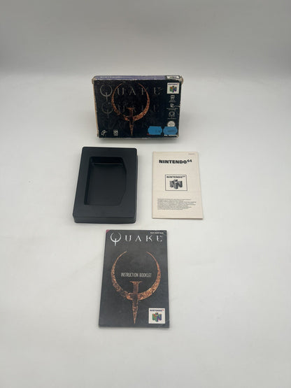 Quake - Nintendo 64 - N64 - Leerkarton - NUR OVP + Anleitung - Ohne Spiel