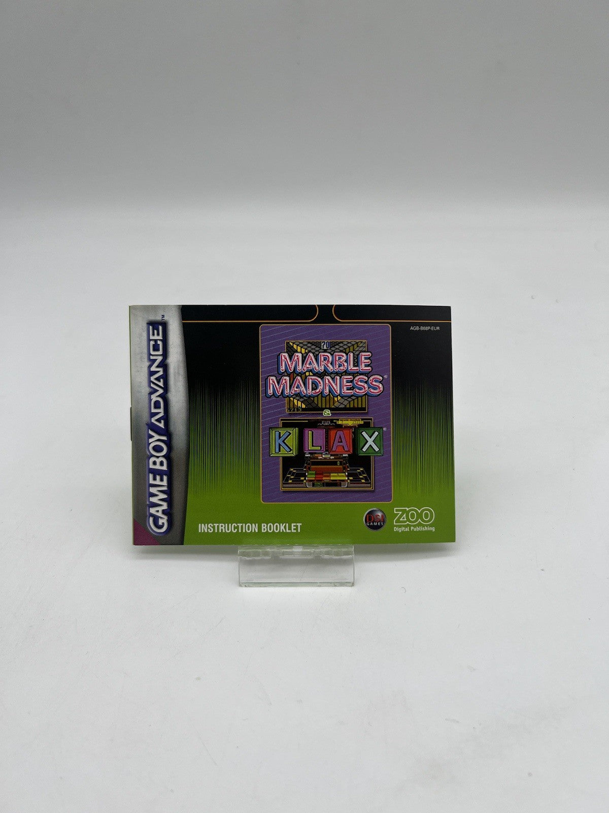 Marble Madness & Klax - Nintendo Gameboy Advance - GBA - Nur Anleitung