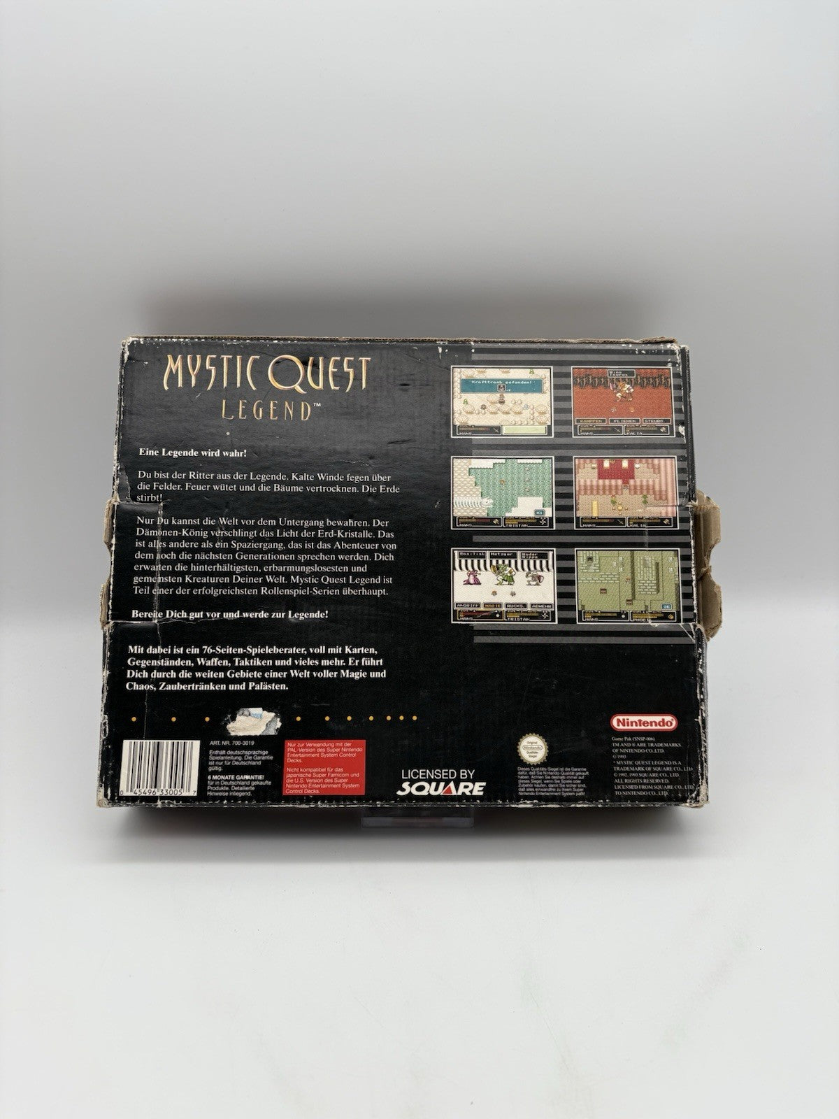 Mystic Quest Legend - Super Nintendo - SNES - OVP - Bigbox - Ohne Spieleberater