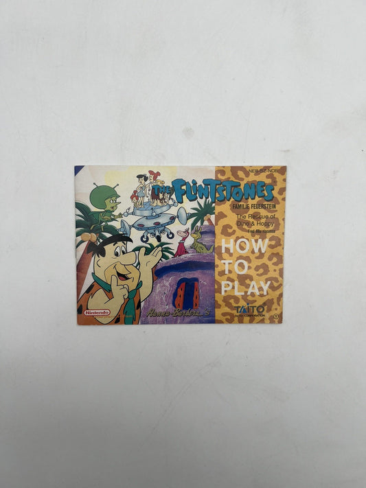The Flintstones - Nintendo NES - Nur Anleitung
