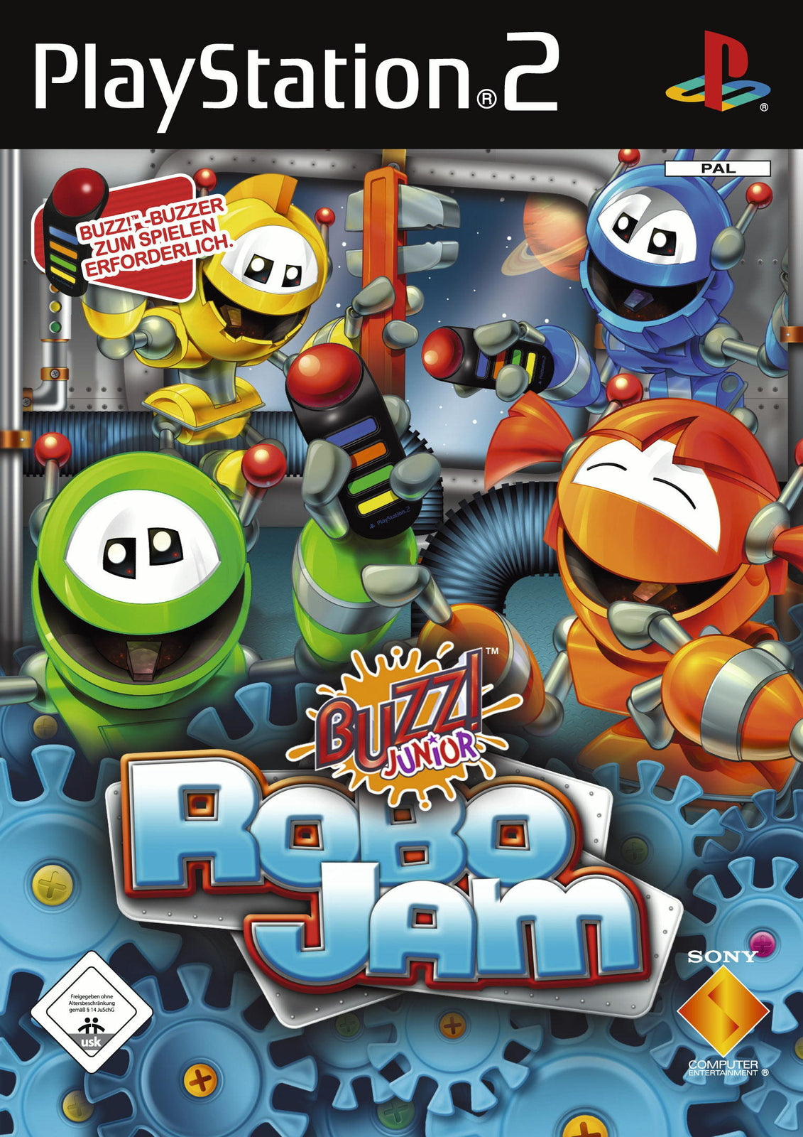 Buzz! Junior Robo Jam - Sony PlayStation 2 - PS2 - Inkl. Buzzer