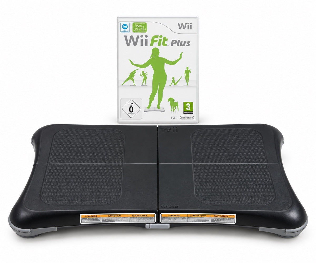 Nintendo Wii Balance Board inkl. Wii Fit Plus – Original – Schwarz