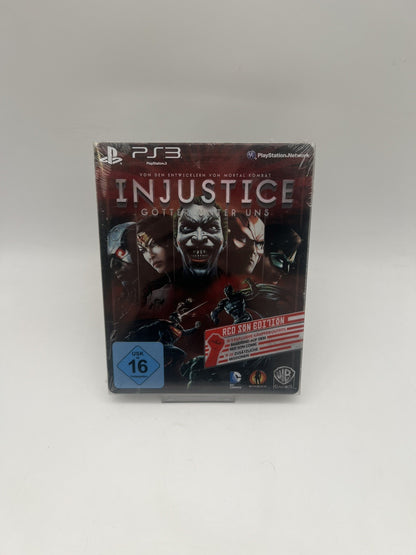 Injustice Götter unter uns Sony PlayStation 3 PS3 Neu Steelbook Red Son Edition