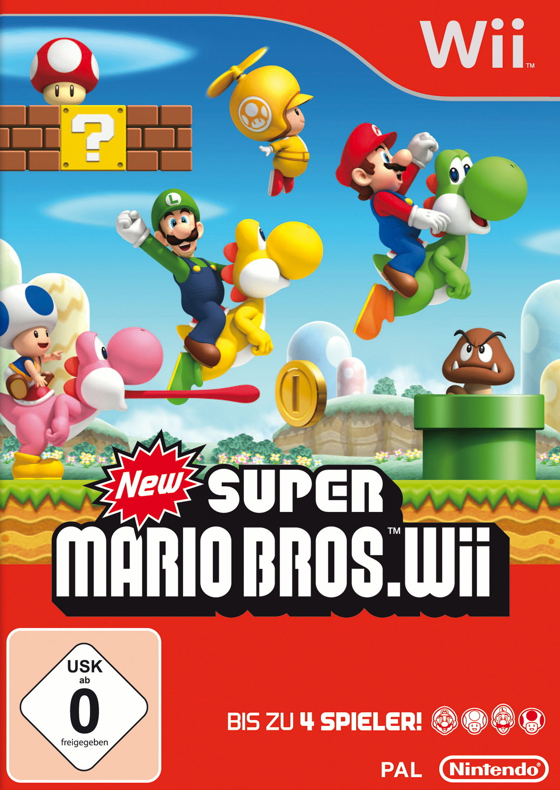 New Super Mario Bros. Wii - Nintendo Wii - OVP + Anleitung