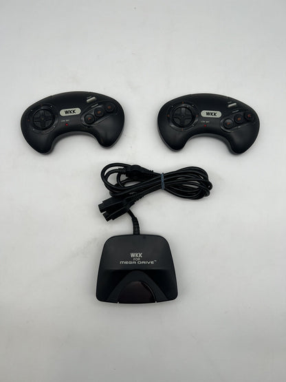 SEGA Mega Drive - 2x WKK Infrarot Controller / Control Pads + Empfänger Wireless