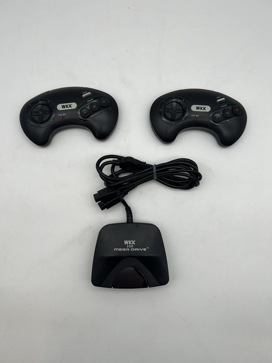 SEGA Mega Drive - 2x WKK Infrarot Controller / Control Pads + Empfänger Wireless
