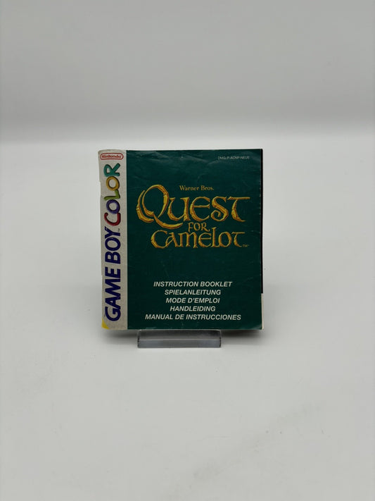 Quest For Camelot - Nintendo GameBoy Color / Game Boy Color - Nur Anleitung