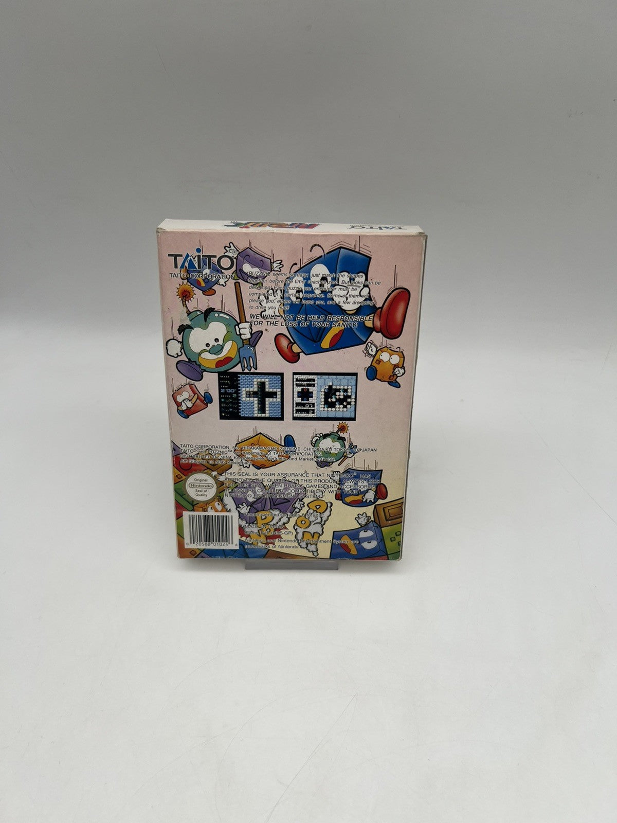 PUZZNIC - Nintendo Nes - Leerkarton - OVP + Anleitung - Ohne Spiel