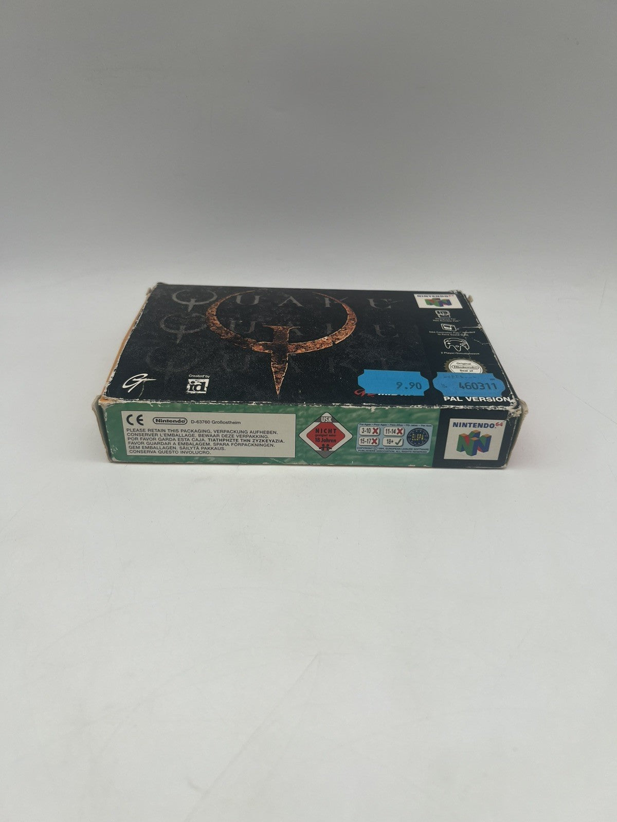 Quake - Nintendo 64 - N64 - Leerkarton - NUR OVP + Anleitung - Ohne Spiel