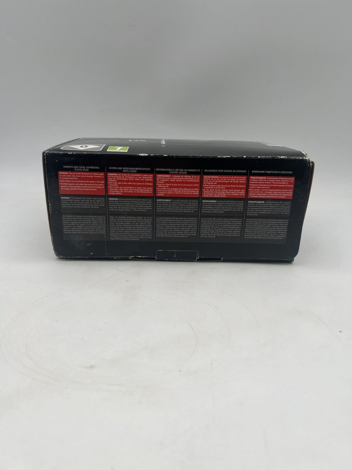 Nintendo 3DS - Leerkarton - Nur OVP - Ohne Konsole - Cosmos Black - Schwarz