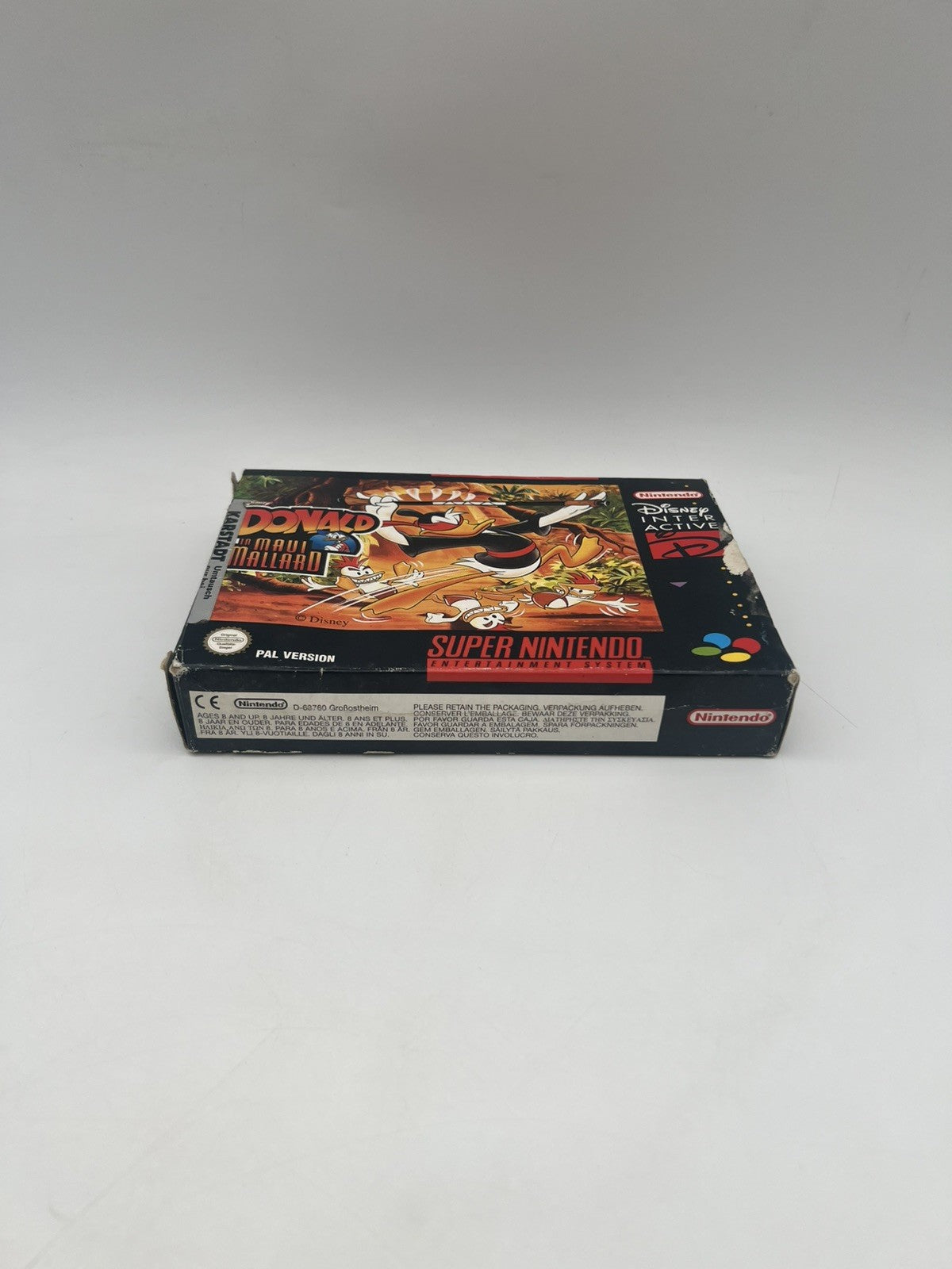 Donald in Maui Mallard Disney - Super Nintendo - SNES - Leerkarton- Ohne Spiel