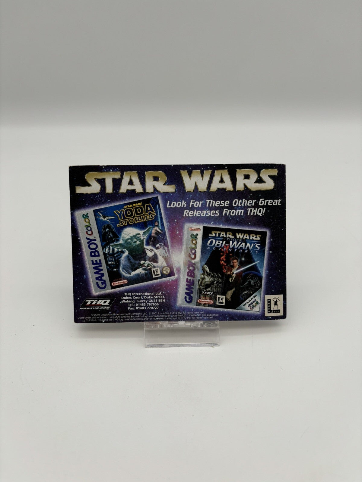 Indiana Jones and the Infernal Maschine - Nintendo Gameboy Color - Nur Anleitung