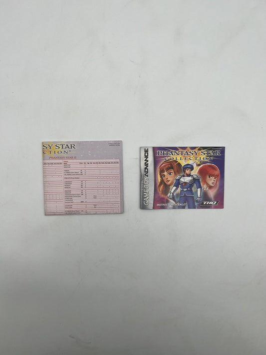Phantasy Star Collection - Nintendo Gameboy Advance - Nur Anleitung