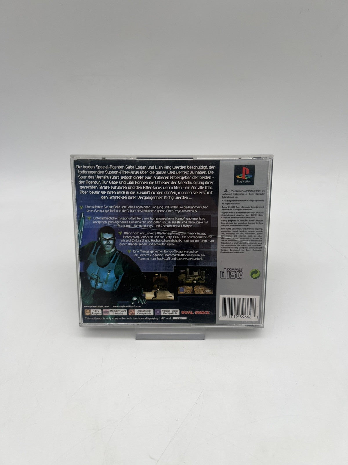 Syphon Filter 3 - Sony PlayStation 1 - PS1 - OVP - Ohne Anleitung