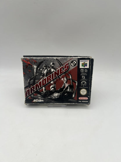 Armorines Project S.W.A.R.M. Nintendo 64 N64 - Leerkarton - NUR OVP - Ohne Spiel