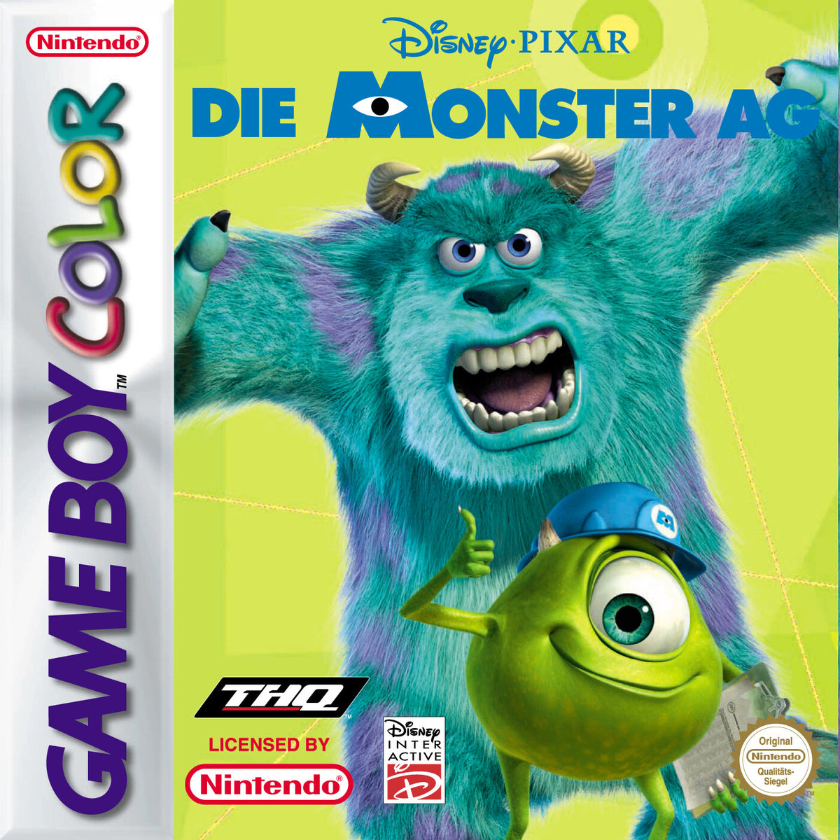 Die Monster AG (Nintendo GameBoy Color) - GBC - Nur Anleitung - Original