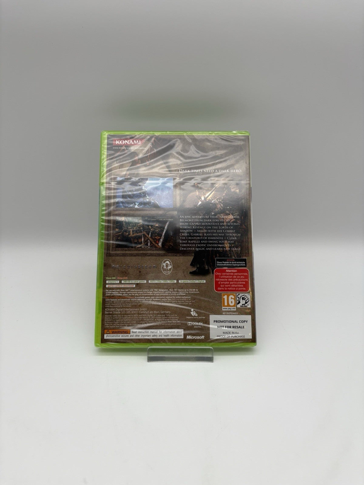 Castlevania: Lords of Shadow (Microsoft Xbox 360) - NEU - Sealed - Promo