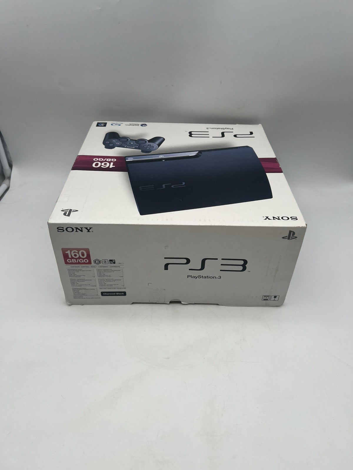 Sony PlayStation 3 PS3 SlimLeerkarton - Nur OVP -  Ohne Konsole - Nur Verpackung