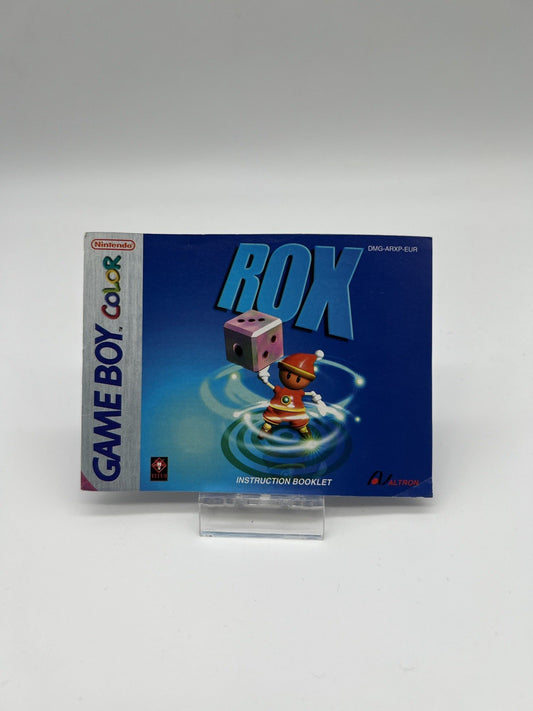 Rox - Nintendo GameBoy Color - Nur Anleitung - Original