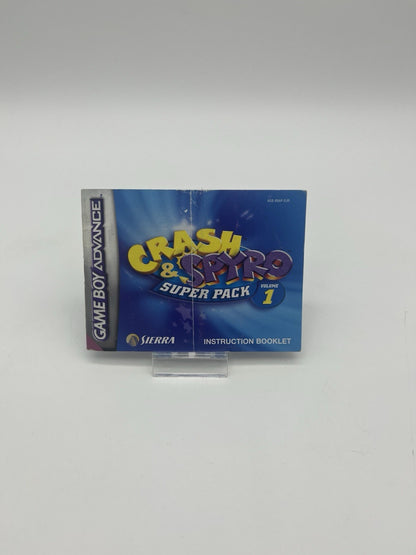 Crash & Spyro Super Pack Vol. 1 - Nintendo Gameboy Advance - GBA - Nur Anleitung