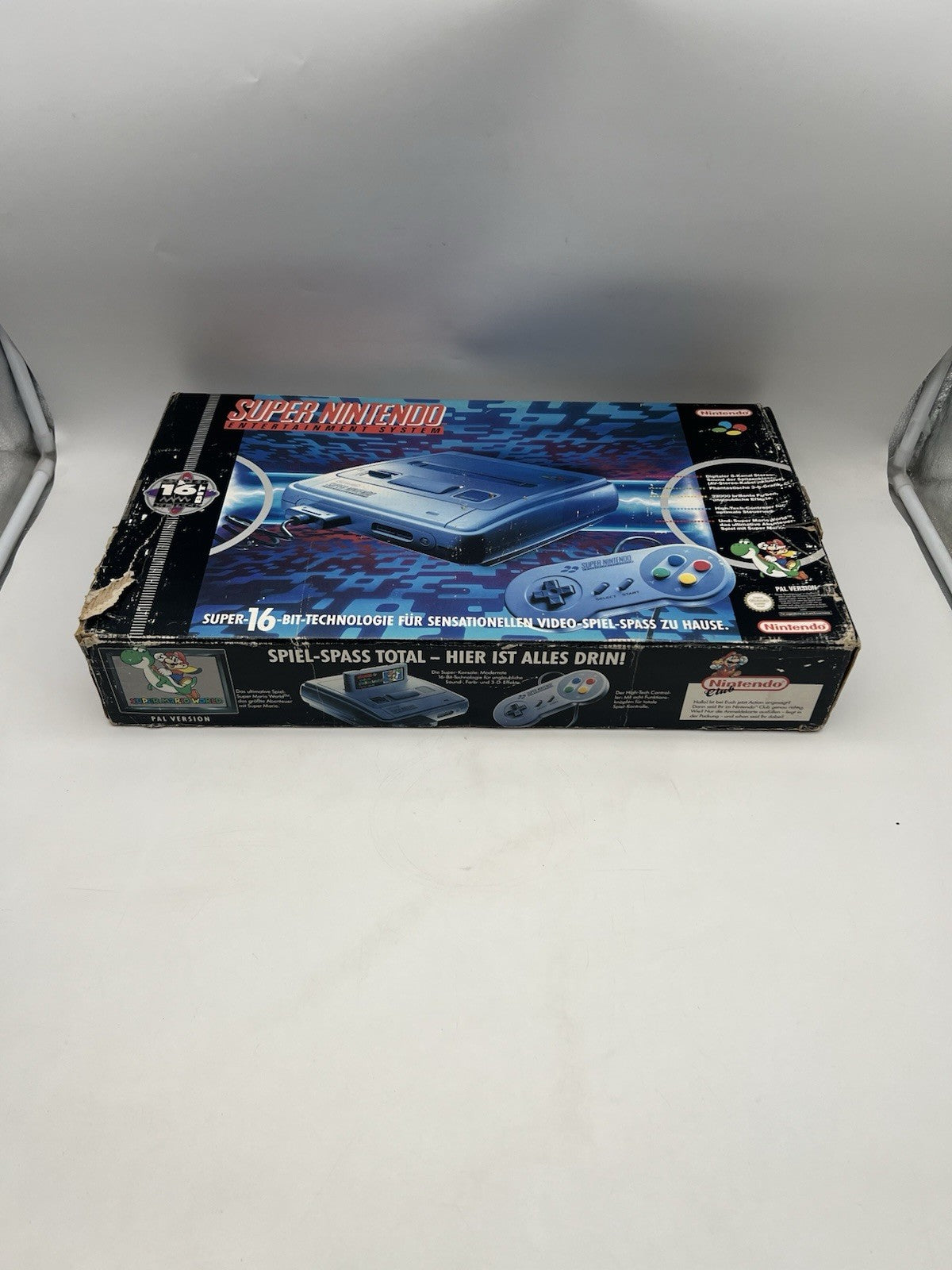 Super Nintendo - SNES Konsole - Controller + Alle Kabeln - OVP - Original