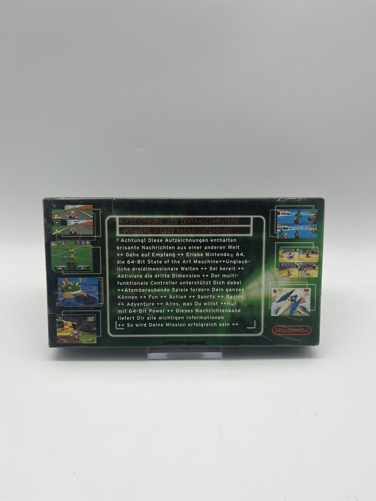 VHS Nintendo 64 N64 Demo OVP Wieviel 3-D hältst du aus ? Promo Merchandise NEU