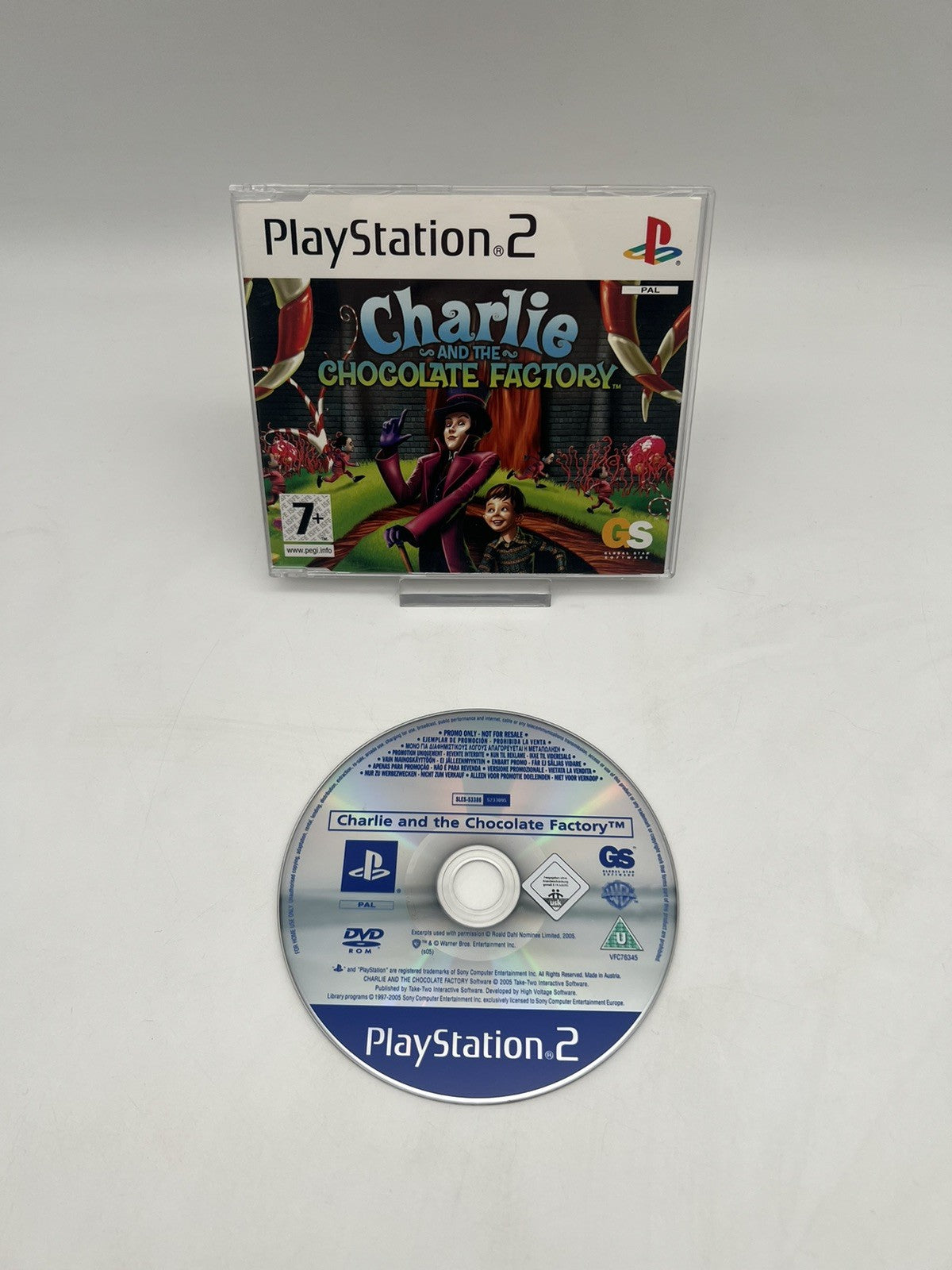 Charlie und die Schokoladenfabrik - Sony PlayStation 2 - PS2 - Promo CD