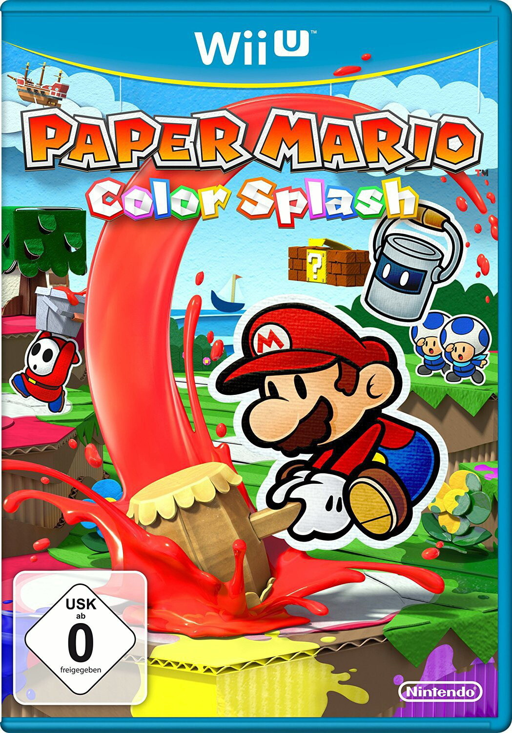 Paper Mario: Color Splash - Nintendo Wii U - NEU & Sealed
