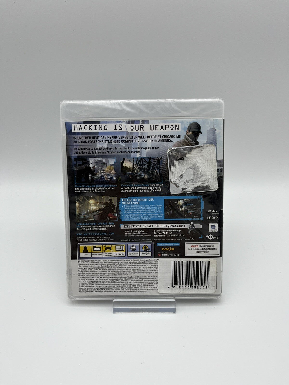 Watch Dogs - Bonus Edition (Sony PlayStation 3, 2014) - Ps3 - NEU & Sealed