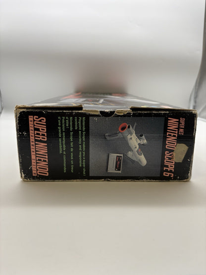 Super Nintendo Scope 6  - SNES - OVP - Retro - Light Gun - Original