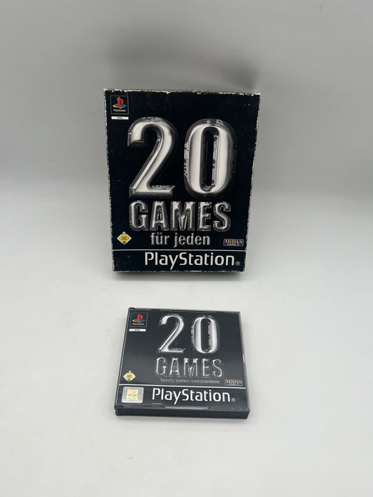 20 Games für jeden - Sony PlayStation 1 - PS1 - OVP + Anleitung - Big Box