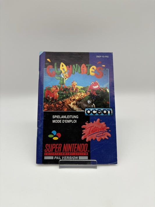Claymates - Super Nintendo - SNES - Nur Anleitung
